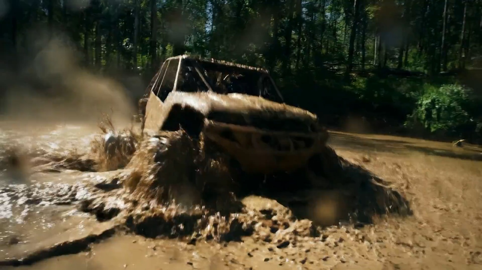 Official Google Veo off-road vehicle sequence with synchronized native audio
